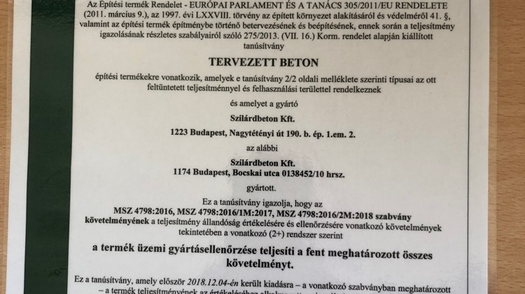 mixerbeton értékesítés, szállítás